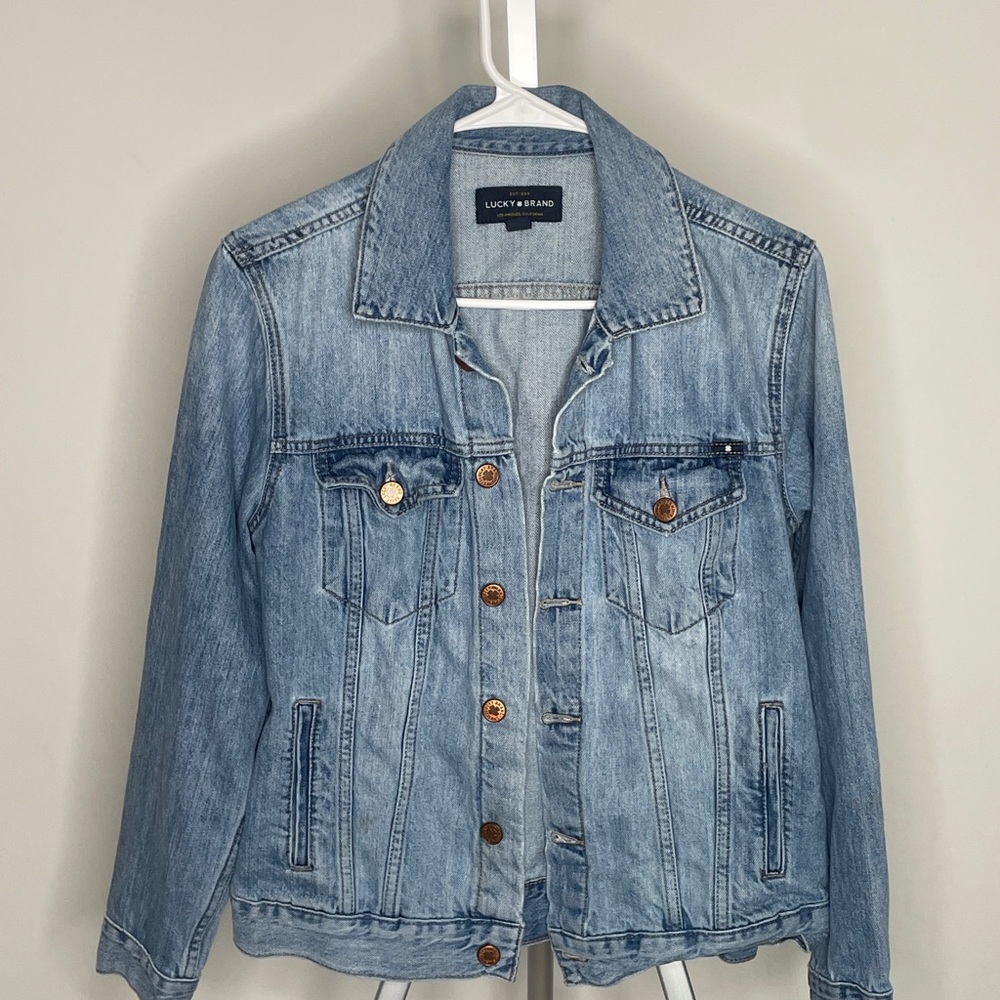Lucky Brand Women's Light Blue Jean Jacket